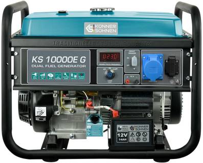 Генератор Konner&Sohnen Dual Fuel Generator KS10000EG