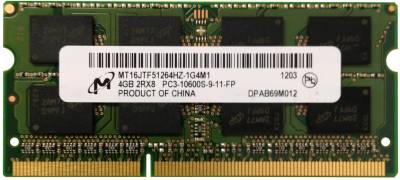 Оперативная память Micron So-Dimm DDR3 4GB 1333MHz CL9 MT16JTF51264HZ-1G4M1