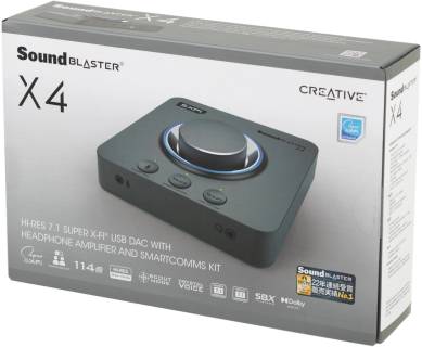 Аудиокарта Creative Sound Blaster X4 70SB181500000