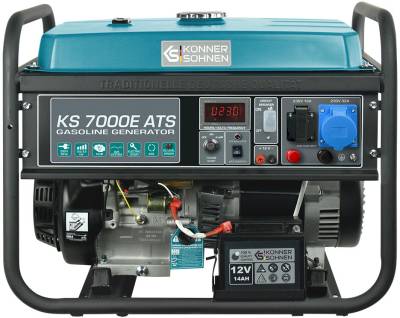 Генератор Konner&Sohnen Gasoline Generator 5kW KS 7000E ATS