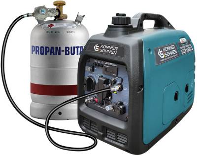 Генератор Konner&Sohnen Dual Fuel Inverter Generator 1.8kW KS 2100iG S