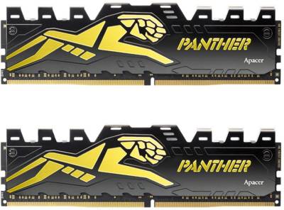 Оперативная память Apacer Panther Black-Gold DDR4 16GB (2x8GB) 3200MHz CL16 Kit AH4U16G32C28Y7GAA-2