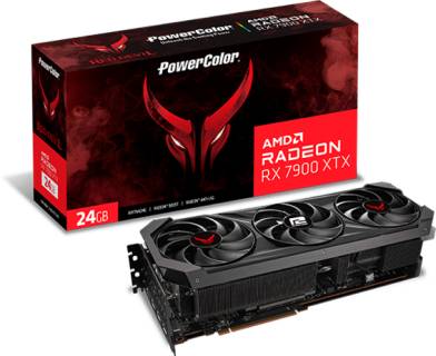 Видеокарта PowerColor Red Devil AMD Radeon RX 7900 XTX 24GB RX 7900 XTX 24G-E/OC