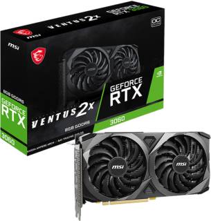 Видеокарта MSI GeForce RTX 3060 VENTUS 2X 8G OC