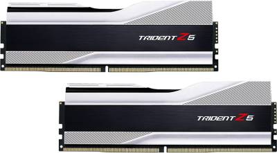 Оперативная память G.Skill Trident Z5 Metallic Silver DDR5 64GB (2x32GB) 6000MHz CL32 Kit F5-6000J3238G32GX2-TZ5S