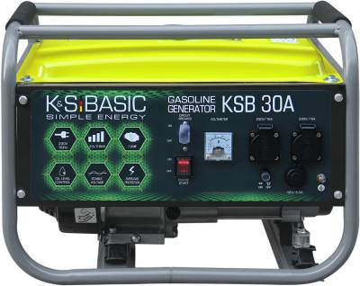 Генератор Konner&Sohnen Basic Gasoline Generator 2.5kW KSB 30A