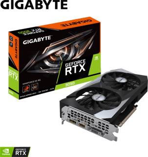 Видеокарта Gigabyte GeForce RTX 3050 WINDFORCE OC 8GB GV-N3050WF2OC-8GD