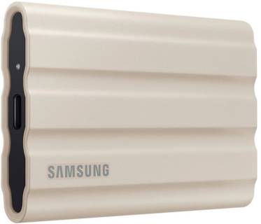 Внешний HDD Samsung Portable SSD T7 Shield 1TB Beige USB 3.2 Gen2 MU-PE1T0K/WW