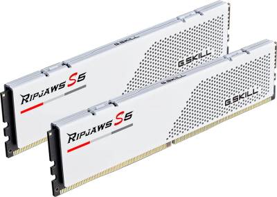 Оперативная память G.Skill Ripjaws S5 White DDR5 64GB (2x32GB) 6000MHz CL30 Kit F5-6000J3040G32GX2-RS5W