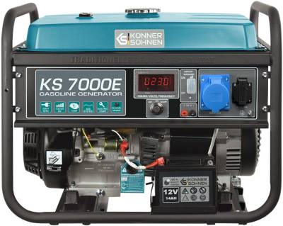 Генератор Konner&Sohnen Gasoline Generator 5kW KS 7000E