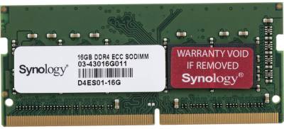 Оперативная память Synology So-Dimm NAS memory DDR4 16GB 2666MHz CL22 ECC Unbuffered D4ES01-16G