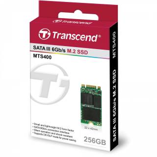 Внутренний HDD/SSD Transcend SSD 400S 256GB M.2 2242 NVMe PCIe Gen3 x4 3D TLC Single-sided TS256GMTE400S