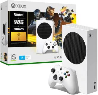 Игровая приставка Microsoft XBOX SERIES S 512GB GILDED HUNTER (Fortnite + Rocket League + Fallguys) Bundle RRS-00080