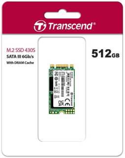 Внутренний HDD/SSD Transcend SSD 400S 512GB M.2 2242 NVMe PCIe Gen3 x4 3D TLC Single-sided TS512GMTE400S