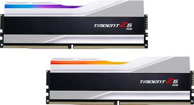 Память G.Skill Trident Z5 RGB Silver DDR5 32GB (2x16GB) 6800MHz CL34 Kit F5-6800J3445G16GX2-TZ5RS