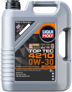 Масло LIQUI MOLY Top Tec 4210 SAE 0W-30 5л 21605