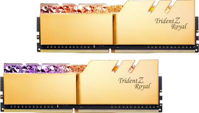 Оперативная память G.Skill Trident Z Royal Gold DDR4 32GB (2x16GB) 3600MHz CL16 Kit F4-3600C16D-32GTRGC