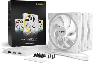 Вентилятор be quiet! Light Wings White 140mm PWM Triple Pack BL102