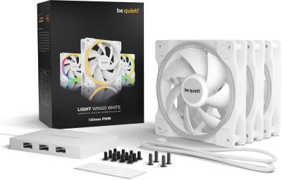 Вентилятор be quiet! Light Wings White 120mm PWM PWM Triple Pack Bl100