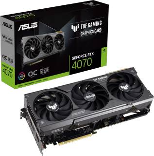 Видеокарта ASUS TUF Gaming GeForce RTX 4070 12GB GDDR6X OC Edition TUF-RTX4070-O12G-GAMING