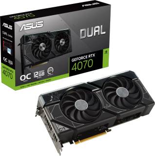 Видеокарта ASUS Dual GeForce RTX 4070 OC Edition 12GB GDDR6X DUAL-RTX4070-O12G