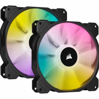 Вентилятор Corsair iCUE SP140 RGB ELITE Performance 140mm Dual Fan Kit (CO-9050111-WW) Black