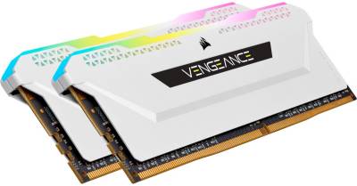 Оперативная память Corsair Vengeance RGB Pro SL White DDR4 32GB (2x16GB) 3200MHz CL16 Kit CMH32GX4M2E3200C16W