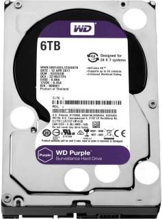 Накопитель Western Digital WD Purple 6TB 5400rpm 256MB WD64PURZ