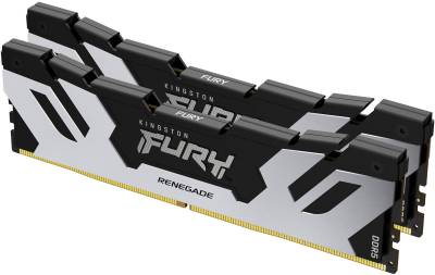 Оперативная память Kingston FURY Renegade Silver/Black XMP DDR5 64GB (2x32GB) 6000MHz CL32 Kit KF560C32RSK2-64