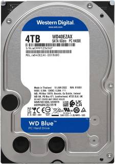 Накопитель Western Digital WD BLUE 4TB 5400rpm 256MB WD40EZAX
