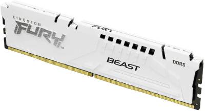 Память Kingston FURY Beast White EXPO DDR5 16GB 5600MHz CL36 KF556C36BWE-16