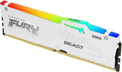 Оперативная память Kingston FURY Beast White RGB EXPO DDR5 16GB 6000MHz CL36 KF560C36BWEA-16