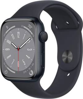 Часы Apple Watch Series 8 GPS 45mm Midnight Aluminum Case w. Midnight Sport Band MNP13
