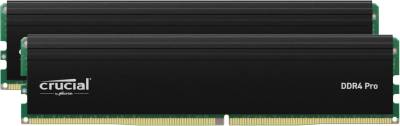 Оперативная память Crucial Pro Black DDR4 64GB (2x32GB) 3200MHz CL22 Kit CP2K32G4DFRA32A