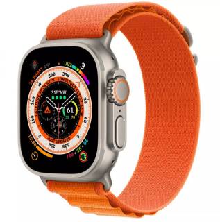 Часы Apple atch Ultra GPS + Cellular 49mm Titanium Case with Black/Gray Trail Loop MQFW3/MQF43