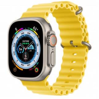 Часы Apple Apple Watch Ultra GPS + Cellular 49mm Titanium Case with Yellow Ocean Band (MNH93/MNHG3)