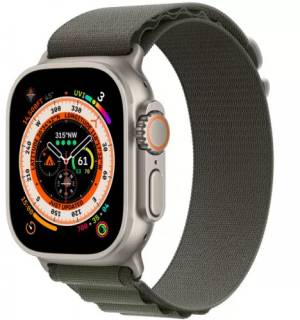 Часы Apple Watch Ultra GPS + Cellular 49mm Titanium Case with Yellow/Beige Trail Loop - S/M MQEW3/MQFN3
