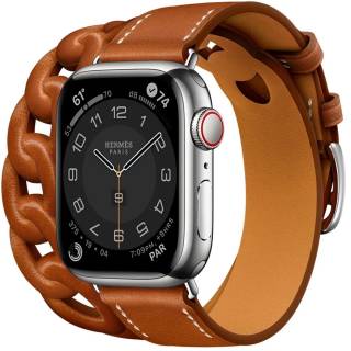 Часы Apple Watch Series 7 GPS + Cellular 45mm Gold Stainless Steel Case with Gold Milanese Loop MKJG3, MKJY3