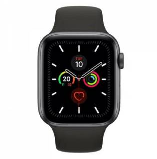 Часы Apple Watch Series 5 LTE 44mm Space Black Steel w. Black b.- Space Black Steel MWW72/MWWK2