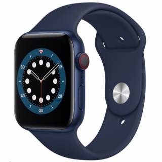 Часы Apple Watch Series 7 LTE 45mm Blue Aluminum Case With Blue Sport Band MKJT3/MKJA3