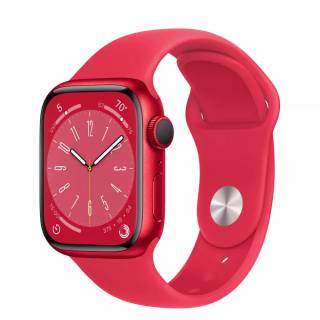 Часы Apple Watch Series 8 GPS 41mm PRODUCT RED Aluminum Case w. PRODUCT RED S. Band M/L MNUH3