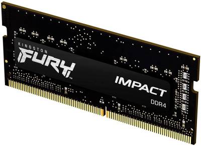 Оперативная память Kingston So-Dimm FURY Impact Black PnP DDR4 8GB 3200MHz CL20 KF432S20IB/8