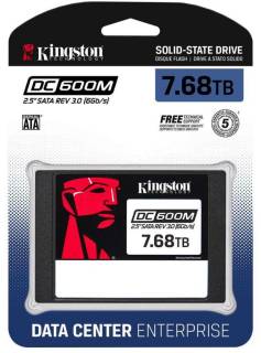 Накопитель Kingston DC600M 7.68TB 3D TLC SEDC600M/7680G