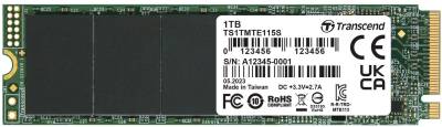 Накопитель Transcend 115S 1TB M.2 2280 NVMe PCIe Gen3 x4 3D TLC TS1TMTE115S