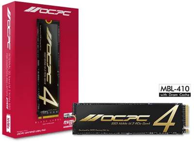 Накопитель OCPC MBL-410 Dram Series 1TB M.2 2280 NVMe PCIe Gen4 x4 TLC OCMBL4101TB
