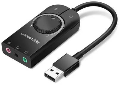 Аудиокарта Ugreen CM129 Black 40964