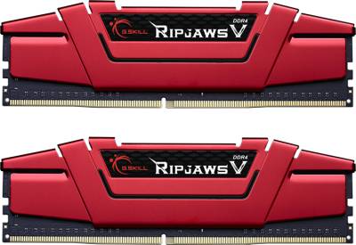 Оперативная память G.Skill Ripjaws V Red DDR4 16GB (2x8GB) 2666MHz CL19 Kit F4-2666C19D-16GVR