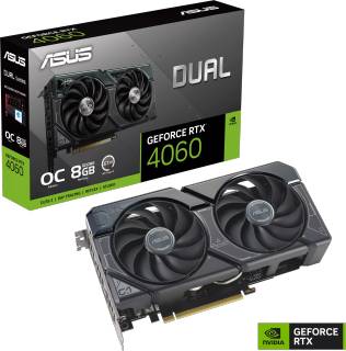 Видеокарта ASUS Dual GeForce RTX 4060 OC Edition 8GB DUAL-RTX4060-O8G