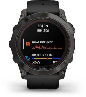 Часы Garmin Sapphire Solar Edition Carbon Grey DLC Titanium with Black Band 010-02778-10/11