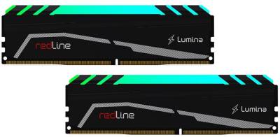 Оперативная память Mushkin Redline Lumina RGB Black DDR4 64GB (2x32GB) 3600MHz CL18 Kit MLA4C360JNNM32GX2